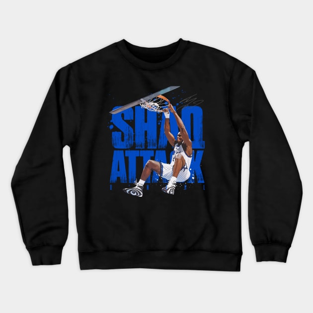 Shaq Attack Crewneck Sweatshirt by Juantamad